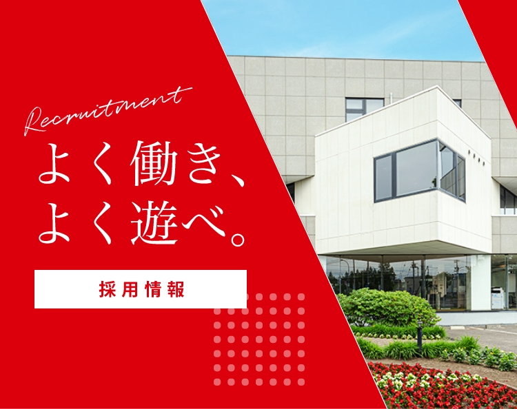 よく働き、よく遊べ。採用情報